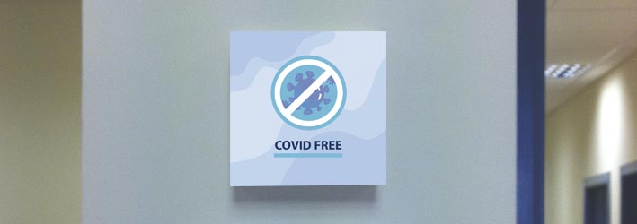 como señalizar negocio libre covid