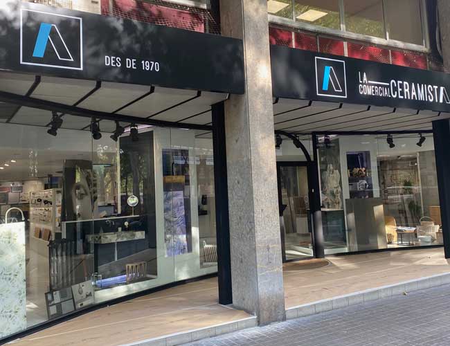 restyling la comercial ceramista rotulos barcelona